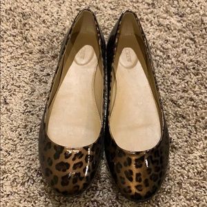 NWOT J.Crew Leopard Flats - size 9